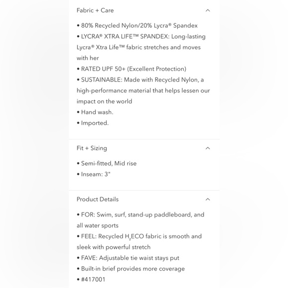 Athleta Swim Nwtathleta Black Lahaina Swim Short Small Poshmark